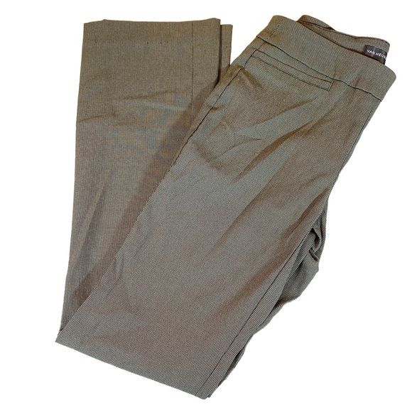 Fine houndstooth straight leg stretch pants by Van Heusen size 2 - Picture 1 of 8